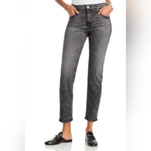 AG Ex Boyfriend High Rise Cropped Slim Jeans in Roadway size 26R